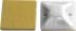 Площадка под хомут-стяжку ПХС самоклеющаяся белая, 25 x 25 мм, 100 шт, нейлоновая, ЗУБР,  ( 30915-25 )