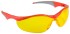 Очки ЗУБР "МАСТЕР" защитные, желтые, поликарбонатная монолинза с мягкими двухкомпонентными дужками,  ( 110321 )