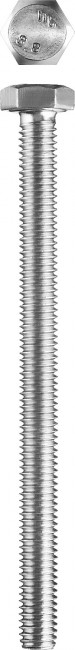 Болт ГОСТ 7798-70, M6 x 70 мм, 5 кг, кл. пр. 5.8, оцинкованный, ЗУБР,  ( 303080-06-070 )