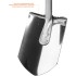 Лопата "Артель-НС" штыковая из нержавеющей стали, эргономичный алюминиевый черенок, с рукояткой, ЗУБР Профессионал ( 39407_z01 )