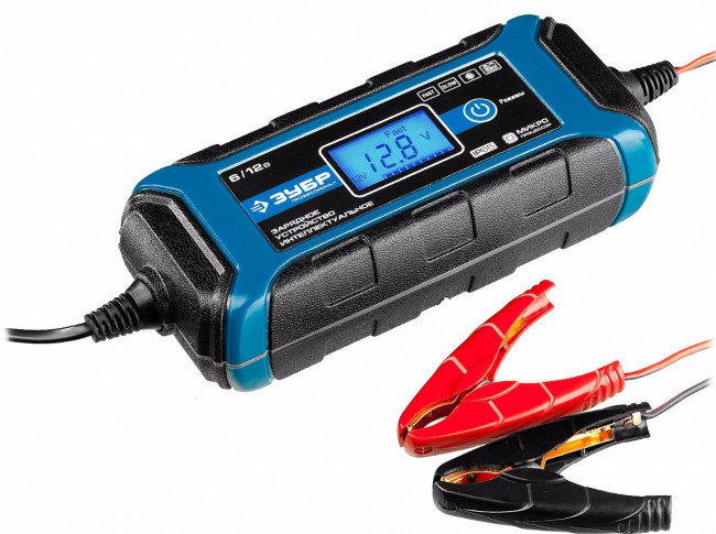 Зарядное устройство ЗУБР "ПРОФЕССИОНАЛ", 6В/12В, 4А, автомат, IP65, AGM, GEL, WET,  ( 59300 ) Зарядное устройство ЗУБР "ПРОФЕССИОНАЛ", 6В/12В, 4А, автомат, IP65, AGM, GEL, WET,  ( 59300 )