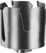 Коронка ЗУБР "ПРОФИ" "ПРОУНИВЕРСАЛ", твердосплав резцы, бетон, кирпич, керам, цв мет, гипсокарт, пласт, дерево, d=73мм ,  ( 29514-73 )