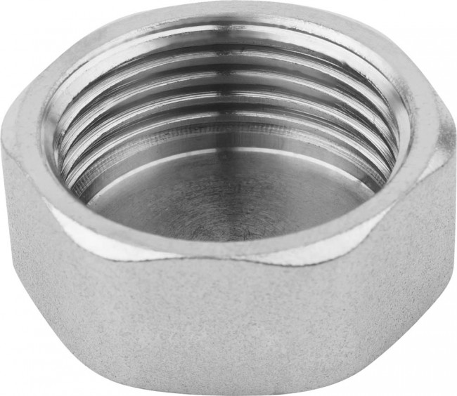 Заглушка ЗУБР "ЭКСПЕРТ", никелированная латунь, 6-ти гранная головка, внутренняя резьба, 3/4",  ( 51297-3/4 ) Заглушка ЗУБР "ЭКСПЕРТ", никелированная латунь, 6-ти гранная головка, внутренняя резьба, 3/4",  ( 51297-3/4 )