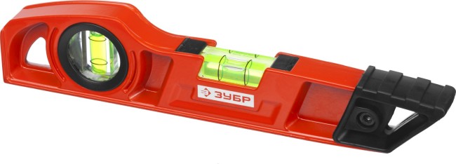 Уровень ЗУБР "МАСТЕР" Буран литой усиленный, 2 противоудар ампулы, фрезерован баз поверхность, 250мм,  ( 3457 )