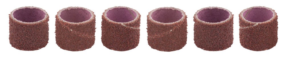 Лента ЗУБР абразивная, P 80, посадка d 12,5мм, L 12,7, 6шт,  ( 35918 )