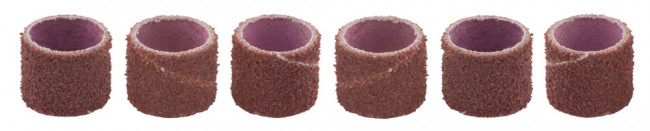 Лента ЗУБР абразивная, P 80, посадка d 12,5мм, L 12,7, 6шт,  ( 35918 )