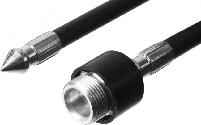 Шланг для прочистки труб для минимоек, ЗУБР 70414-375-8, 8м, для пистолета 375 серии,  ( 70414-375-8 )