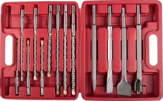 ЗУБР SDS-plus Набор зубил и буров, 13 шт,  ( 29360-H13 )