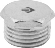 Заглушка ЗУБР "ЭКСПЕРТ", никелированная латунь, 6-ти гранная головка, наружная резьба, 1/2",  ( 51297-S-1/2 ) Заглушка ЗУБР "ЭКСПЕРТ", никелированная латунь, 6-ти гранная головка, наружная резьба, 1/2",  ( 51297-S-1/2 )