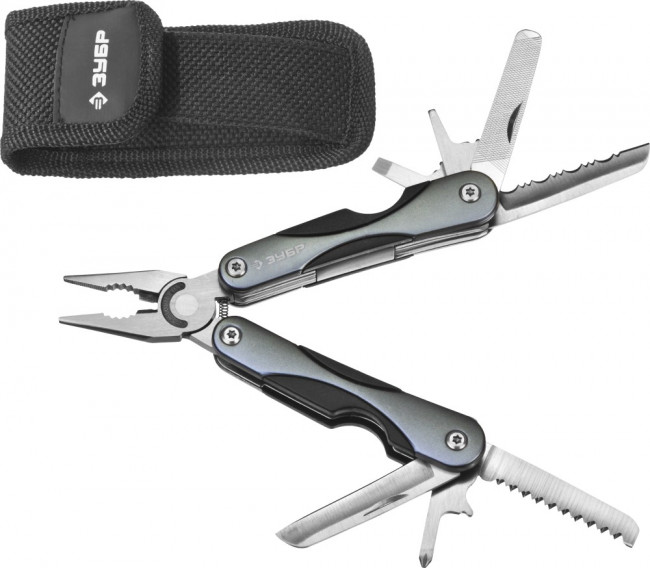 Инструмент многофункциональный ЗУБР "МАСТЕР", "10 в 1", мини,  ( 47750 )