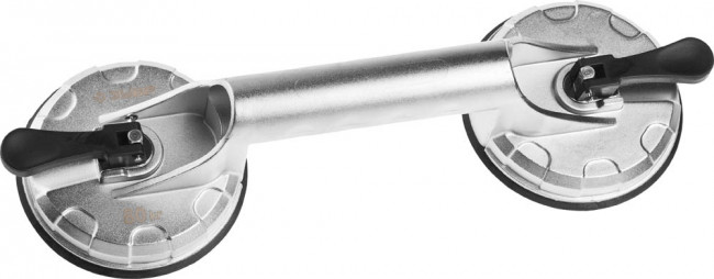 Стеклодомкрат ЗУБР "ПРОФИ" алюминиевый, профессиональный, двойной, 80кг,  ( 33723-2 )