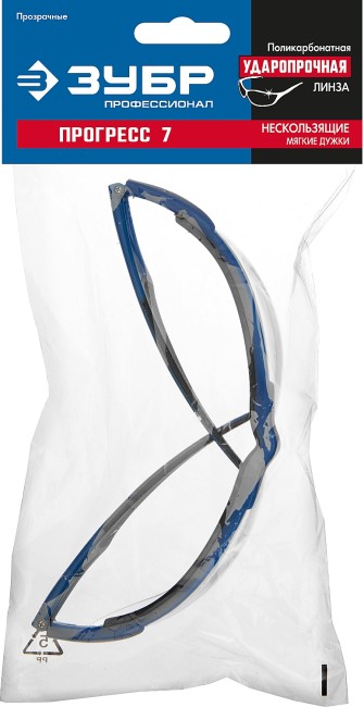 ЗУБР Прогресс 7 Прозрачные, очки защитные открытого типа, мягкие двухкомпонентные дужки. ( 110320_z01 ) ЗУБР Прогресс 7 Прозрачные, очки защитные открытого типа, мягкие двухкомпонентные дужки. ( 110320_z01 )