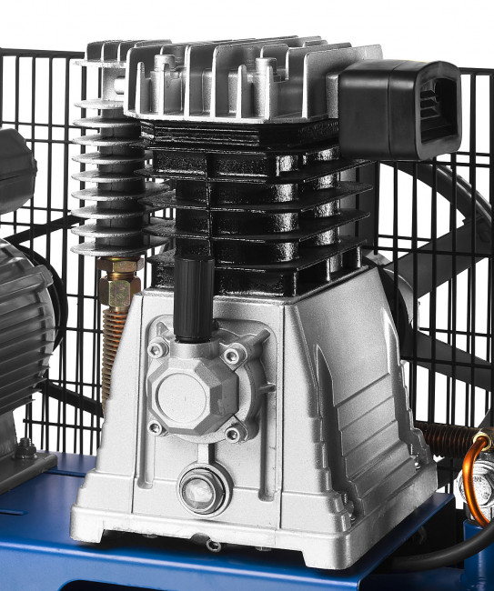 Компрессор воздушный ременной, 440 л/мин, 50 л, 2200 Вт, ЗУБР,  ( ЗКПМ-440-50-Р-2.2 )