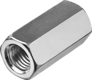 Гайка DIN 6334 переходная, M10, 1 шт, оцинкованная, ЗУБР ( 303756-10 )