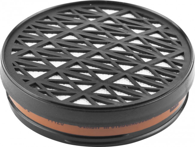 Фильтр ЗУБР "ЭКСПЕРТ" сменный для респиратора, тип А1 от органических паров, 1шт,  ( 11128 )