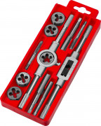 Набор ЗУБР "МАСТЕР" с металлореж. Инстр., метчики однопроходные и плашки М6-М12, оснастка - в пластиковом боксе, 12пред., ( 28121-H12 ) Набор ЗУБР "МАСТЕР" с металлореж. Инстр., метчики однопроходные и плашки М6-М12, оснастка - в пластиковом боксе, 12пред., ( 28121-H12 )