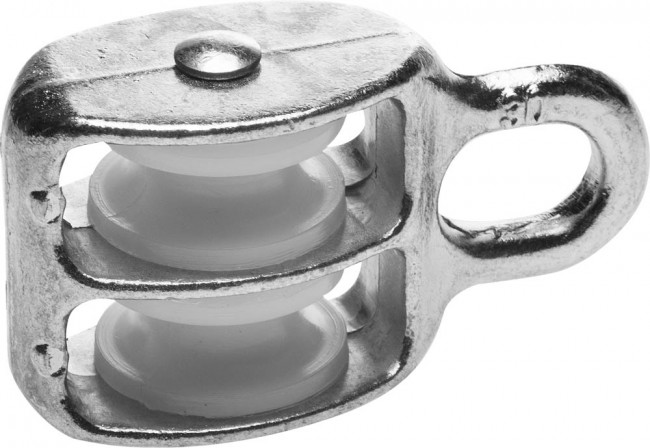 Блок двойной, 6x20мм, 1 шт, нейлоновый шкив, ЗУБР, ( 4-304596-20 ) Блок двойной, 6x20мм, 1 шт, нейлоновый шкив, ЗУБР, ( 4-304596-20 )