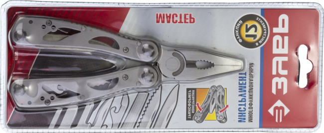 Инструмент многофункциональный ЗУБР "МАСТЕР", "12 в 1", облегченная рукоятка,  ( 47752 )