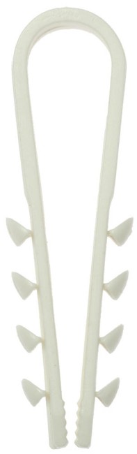 Дюбель-хомут для круглого кабеля ДХ-К, 5 - 10 мм, 15 шт, нейлоновый, ЗУБР,  ( 4-309146-05-10 )