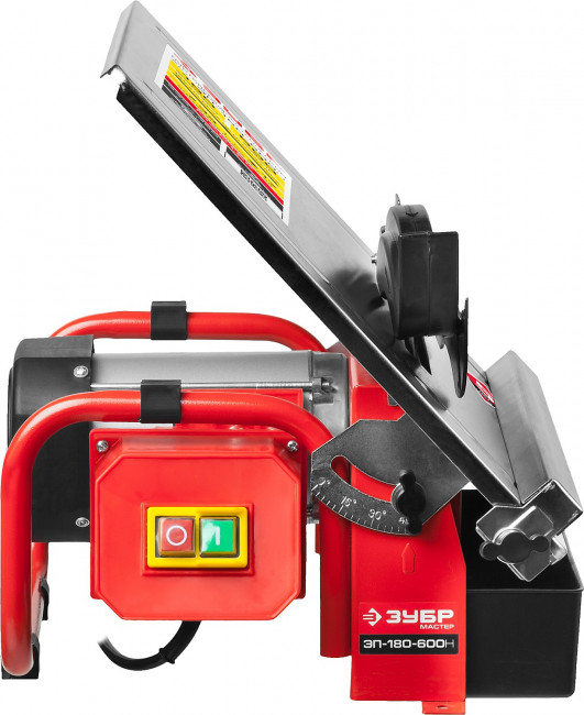 Электроплиткорез ЗУБР "МАСТЕР", диск 180 мм, глубина реза 90°-34мм/45°-17мм, стол 330х360мм, 2950об/мин, 600Вт, ( ЭП-180-600Н )