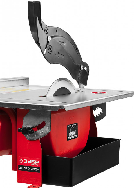 Электроплиткорез ЗУБР "МАСТЕР", диск 180 мм, глубина реза 90°-34мм/45°-17мм, стол 330х360мм, 2950об/мин, 600Вт, ( ЭП-180-600Н )