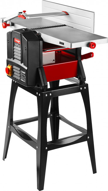 Станок фуговально-рейсмусовый, ЗУБР СРФ-254-1600С, ширина строгания 254мм, толщина заготовки до 120мм, 2 ножа, 9000 об/мин, станина, 1600Вт, 6м/мин,  ( СРФ-254-1600С )