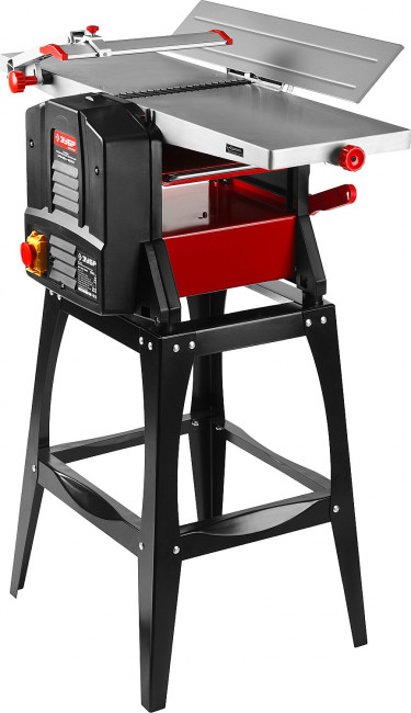 Станок фуговально-рейсмусовый, ЗУБР СРФ-254-1600С, ширина строгания 254мм, толщина заготовки до 120мм, 2 ножа, 9000 об/мин, станина, 1600Вт, 6м/мин,  ( СРФ-254-1600С )