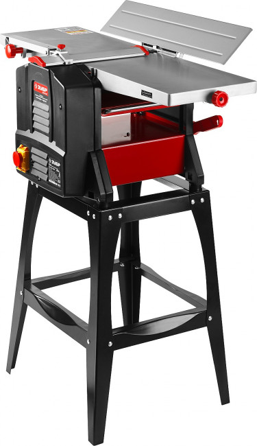 Станок фуговально-рейсмусовый, ЗУБР СРФ-254-1600С, ширина строгания 254мм, толщина заготовки до 120мм, 2 ножа, 9000 об/мин, станина, 1600Вт, 6м/мин,  ( СРФ-254-1600С )