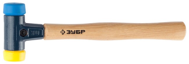 Молоток ЗУБР "ЭКСПЕРТ" многофункциональный, сборочный, ручка из ясеня, сменные бойки, для металлообработки, 350г, 30мм ,  ( 2044-30 )