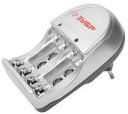 Зарядное устройство ЗУБР для никель-металлгидридных аккумуляторов, в блистере, время зарядки 6 часов, 4хААА/АА,  ( 59233-4 )