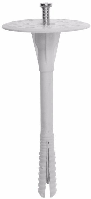 Дюбель для изоляционных материалов полипропиленовый, металлический стержень, 10 x 160 мм, 250 шт, ЗУБР,  ( 4-301525-10-160 )