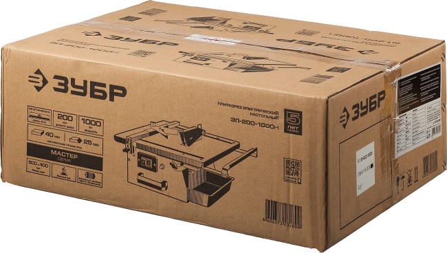 Электроплиткорез ЗУБР "МАСТЕР", диск 200 мм, глубина реза 90°-40мм/45°-25мм, стол 500х400мм, 2950об/мин, 1000Вт, ( ЭП-200-1000Н ) Электроплиткорез ЗУБР "МАСТЕР", диск 200 мм, глубина реза 90°-40мм/45°-25мм, стол 500х400мм, 2950об/мин, 1000Вт, ( ЭП-200-1000Н )