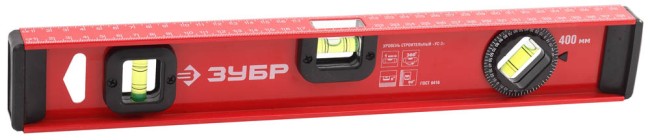 Уровень ЗУБР "МАСТЕР" двутавровый, усиленный, 3 глазка (один поворотный), 40см,  ( 4-34583-040 ) Уровень ЗУБР "МАСТЕР" двутавровый, усиленный, 3 глазка (один поворотный), 40см,  ( 4-34583-040 )