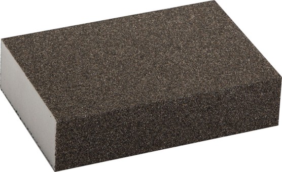 Губка шлифовальная ЗУБР "МАСТЕР" четырехсторонняя, средняя жесткость, Р80, 100х68х26мм,  ( 35611-080 ) Губка шлифовальная ЗУБР "МАСТЕР" четырехсторонняя, средняя жесткость, Р80, 100х68х26мм,  ( 35611-080 )