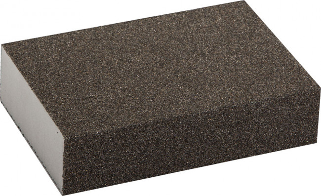 Губка шлифовальная ЗУБР "МАСТЕР" четырехсторонняя, средняя жесткость, Р80, 100х68х26мм,  ( 35611-080 ) Губка шлифовальная ЗУБР "МАСТЕР" четырехсторонняя, средняя жесткость, Р80, 100х68х26мм,  ( 35611-080 )