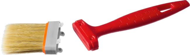 Кисть плоская ЗУБР"УНИВЕРСАЛ-СТАНДАРТ", натуральная щетина, пластмассовая ручка, 2"/50мм,  ( 01015-050 )