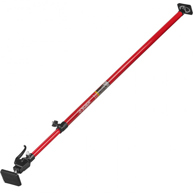 Распор ЗУБР "МАСТЕР" для фиксации и монтажа плит и гипсокартона, телескопический, стальная труба, защита от самопроизвольного складывания, 120-290см, ( 32234 )