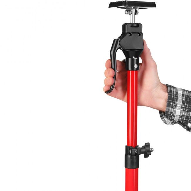 Распор ЗУБР "МАСТЕР" для фиксации и монтажа плит и гипсокартона, телескопический, стальная труба, защита от самопроизвольного складывания, 120-290см, ( 32234 )