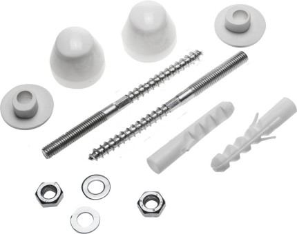 Набор для крепления раковин и писсуаров, диаметр предварительного сверления - 14 мм, цвет белый, ЗУБР Профессионал,  ( 44220 ) Набор для крепления раковин и писсуаров, диаметр предварительного сверления - 14 мм, цвет белый, ЗУБР Профессионал,  ( 44220 )