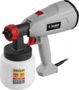 Краскопульт (краскораспылитель) электрич, ЗУБР КПЭ-350, HVLP, 0.8л, краскоперенос 0-700мл/мин, вязкость краски 60 DIN/сек, сопло 1.8мм, 350Вт,  ( КПЭ-350 )