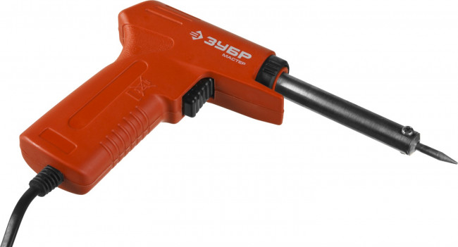 Паяльник ЗУБР "МАСТЕР", 2 уровня мощности, пистолетная рукоятка, 30 - 70 Вт,  ( 55404 ) Паяльник ЗУБР "МАСТЕР", 2 уровня мощности, пистолетная рукоятка, 30 - 70 Вт,  ( 55404 )