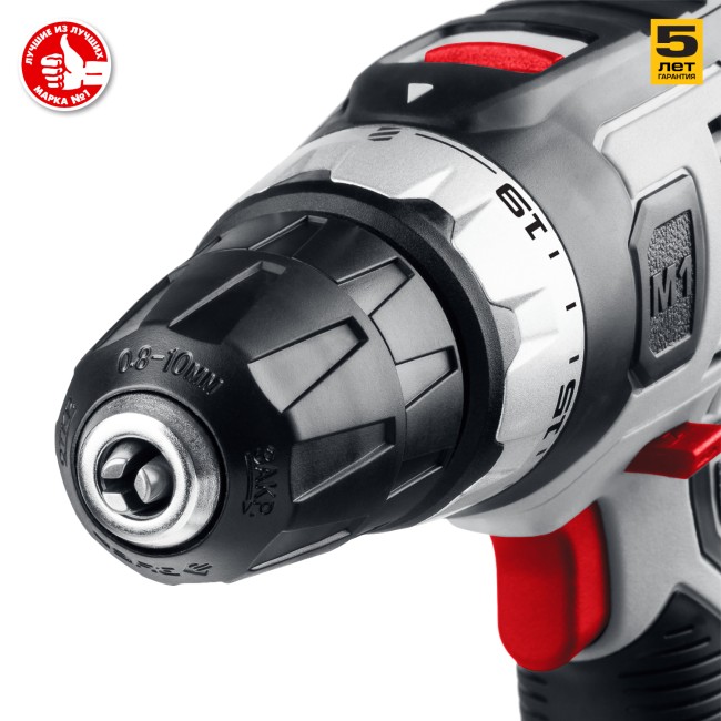 ЗУБР ДШ-М1-400-2 дрель-шуруповерт сетевая, 400 Вт, 0-450/0-1800 об/мин ( ДШ-М1-400-2 )
