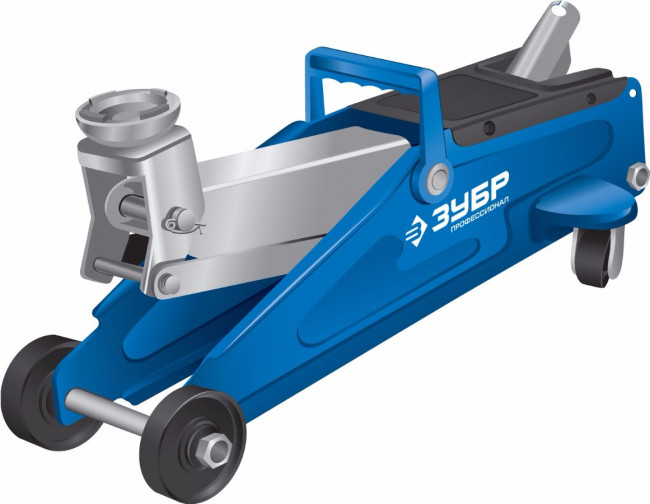 Домкрат гидравлический подкатной T30, 2т, 135-330мм, ЗУБР Профессионал 43053-2,  ( 43053-2 )