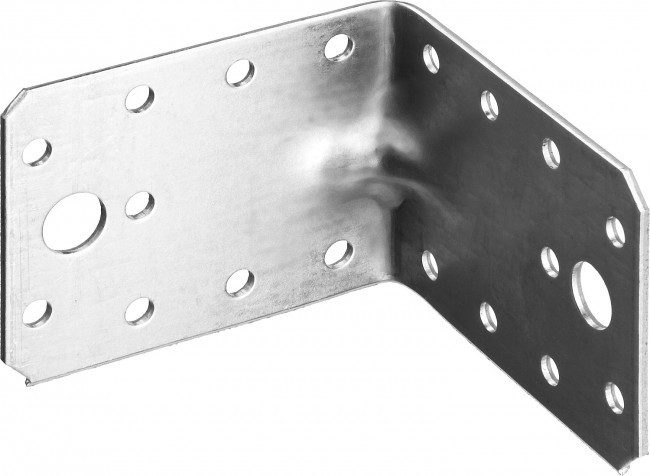 Уголок крепежный усиленный УКУ-2.0, 65х90х90 х 2мм, ЗУБР,  ( 310116-65-090 )