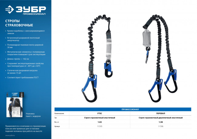 Перевал строп эластичный двухплечный, полиамидная лента, с амортизатором, ЗУБР Профессионал, ( 11596 ) Перевал строп эластичный двухплечный, полиамидная лента, с амортизатором, ЗУБР Профессионал, ( 11596 )