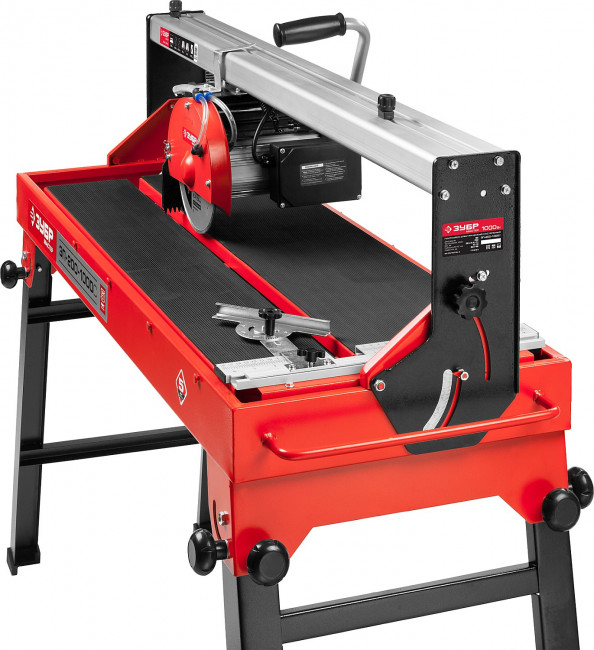 Электроплиткорез ЗУБР "МАСТЕР", длина реза 920 мм, диск 200 мм, глубина реза 90°-32мм/45°-28мм, стол 960x400 мм, 1000Вт,  ( ЭП-200-1000С )
