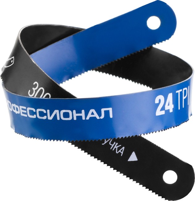 Полотно ЗУБР "ПРОФЕССИОНАЛ" по металлу, биметаллическое 24TPI шаг 1мм, 300мм, 50шт,  ( 15855-24-50 )