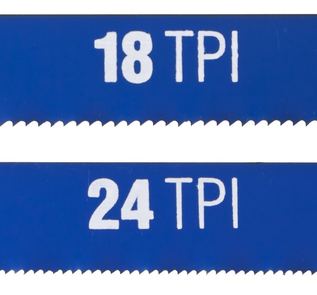 Полотно ЗУБР "ПРОФЕССИОНАЛ" по металлу, биметаллическое 24TPI шаг 1мм, 300мм, 50шт,  ( 15855-24-50 )