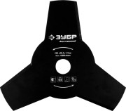 Нож (фреза) для бензо (электро) косы, ЗУБР 70130-3, диаметр 230 мм, 3 лопасти, посадка 25,4 мм,  ( 70130-3 )