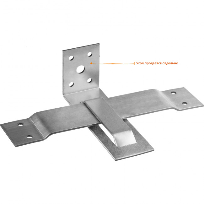 Скользящая опора для стропил СОС-2.0, пластина 40x200(140) x 2мм, ЗУБР, ( 310166-140 )